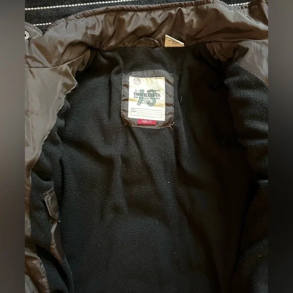 NWT. Timberland Dark Brown Puffer Coat. Sz L. - Picture 10 of 15